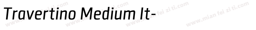 Travertino Medium It字体转换